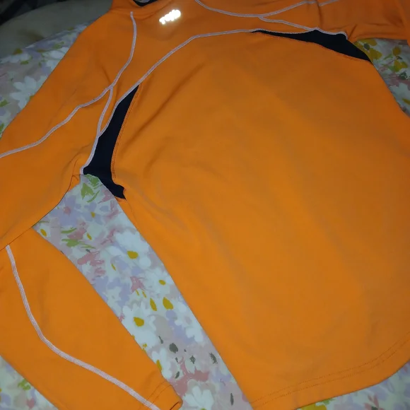 Women's Toko By Mammut 1/4 Zip Orange Pullover Sweatshirt Medium - Picture 7 of 8